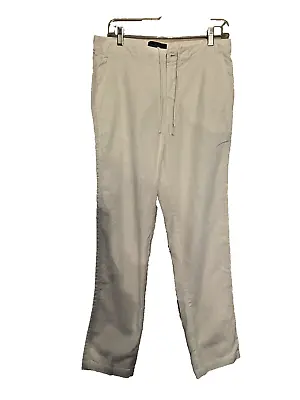 Marc Anthony Mens Linen Blend Pants Size 32x32 White/Cream NWT Casual Liteweight • $14.91