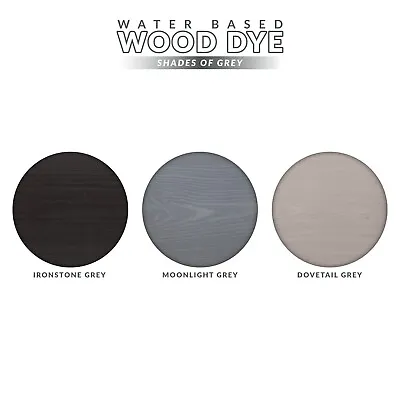 £4.95 • Buy Interior & Exterior Wood Stain / Dye - Shades Of Grey Colours - Littlefair's