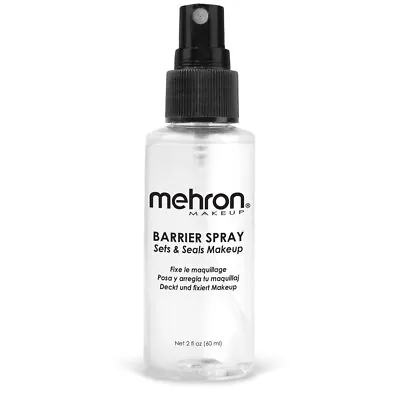 Mehron Barrier Spray 2 Oz - Pro Makeup Sealer For Theater Makeup Special Effects • $13.95