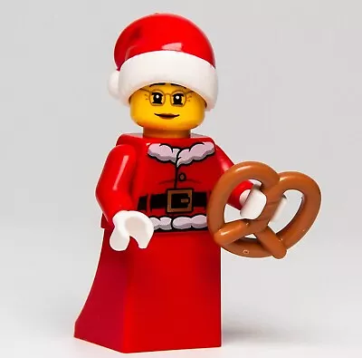 New Lego BAM Holiday Christmas Minifigure - Mrs. Claus W/ Pretzel 2022 • $7.59