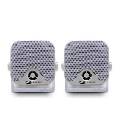 £24.99 • Buy Marine Speakers Waterproof Heavy Duty Box Speakers For Boat UTV ATV Garden Yard