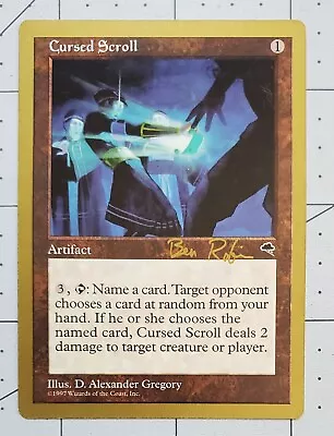 MTG ⭐ Cursed Scroll ⭐ 1998 WC Seattle ⭐ Vintage Legacy ⭐ Artifact • $3.99