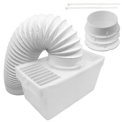 Tumble Dryer Condenser Box Kit For HOOVER 1.25m Vent Hose Condensing Venting Set • £11.99