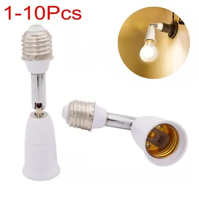 E26 E27 Light Bulb Socket Adjustable Converter Lamp Holder Adapter Extender 4.5  • $7.99