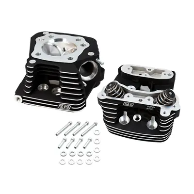 S&S Black Super Stock Replacement Cylinder Head Kit Harley Evolution Evo 84-99 • $1349