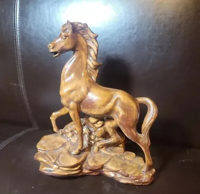 Maddux Of California Brown Stallion Horse TV Mantle Lamp Mid Century Modern MCM  • $139.99