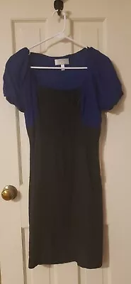 Anthropologie Moulinette Soeurs Blue Black Short Dress Size 6 • $5.99