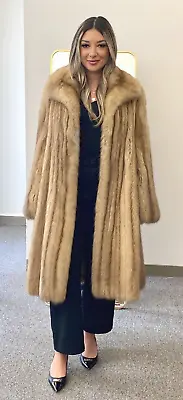 J. Mendel Golden Russian Sable Fur Coat**fluted Rear**timeless 6/8  $95000 Mint • $9500