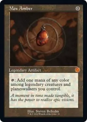 MTG Mox Amber Near Mint Normal The Brothers' War: Retro Frame Artifacts • $30.99