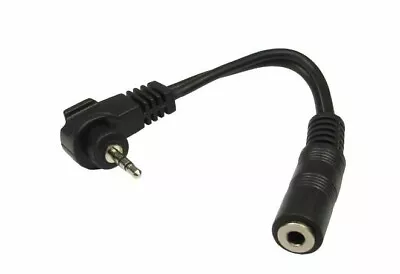 Right Angle 2.5mm Stereo Jack Plug To 3.5mm Stereo Socket Extension Adapter Lead • £4.44