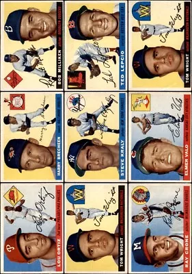 Lot Of (85) 1955 Assorted Topps Baseball Low Grade To VG *GMCARDS* • $43.50