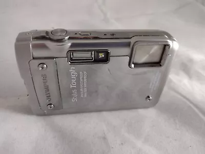 Olympus Stylus Tough 8010 14MP Water Shockproof Digital Camera Silver For  Parts • $14.99