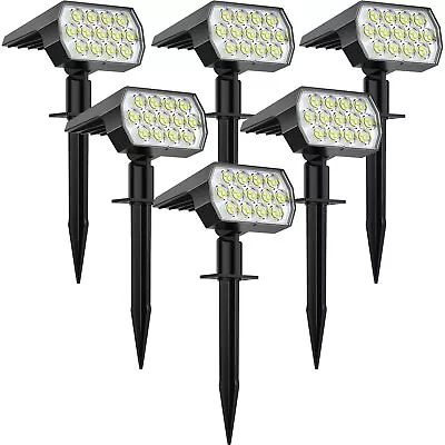 Solar Spot Lights Outdoor 6 Pack/52 Led/3 Modes 2in1 Solar Landscape Spotlight • $53.80