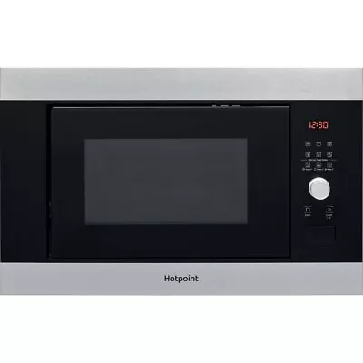 Hotpoint MF25G IX H Built-In Microwave With Grill - Stainless Steel • £244