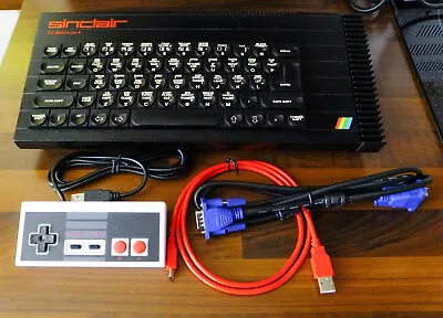 ZX Spectrum 48K 128K ZXPi Emulator SD-Card Snapshot Tape Loader USB Joystick • £145