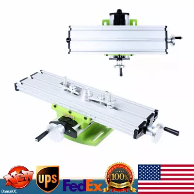 Mini Milling Machine Bench Fixture Worktable X-Y Cross Slide Table Drill Vise US • $36.67