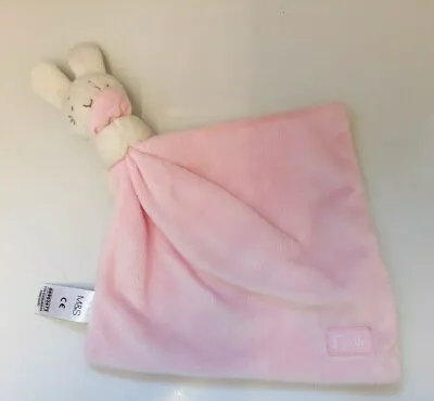 M&s Marks Spencer Bunny Rabbit Comforter Comfort Blanket Blankie Teddy • £8.50