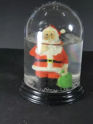 Vintage Christmas Snow Globe Santa B3895 • $4.59