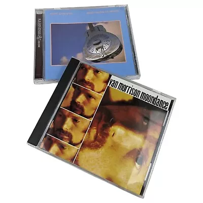 Van Morrison - Moondance + Dire Straits - Brothers In Arms (Remastered) ~ CD LOT • $9.87