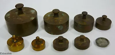 Vintage Balance Scale Weights Set 20/10/5/2/1 Dkg 4/2dr AP • $70