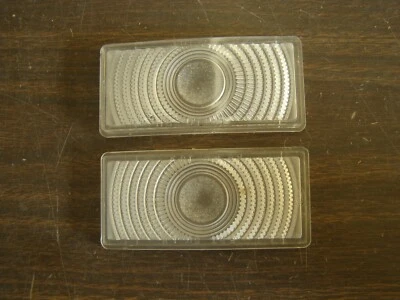 $59 • Buy NOS OEM Ford 1950 Park Light Lamp Lenses Customline Crestliner Custom