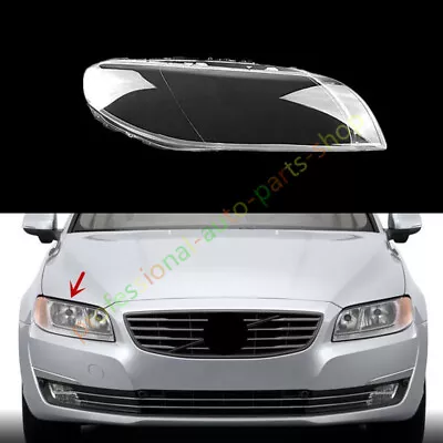 For Volvo S80 2009-2015 Right Side Headlight Clear Lens Cover + Glue • $106.95