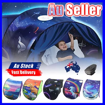 Children Bed Tent Game House Foldable Kid Dream Canopies Mosquito Net 6J • $24.97