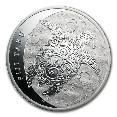 FIJI SILVER FIJI TAKU 10 DOLLARS 2013 5oz • $196.80