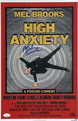 Mel Brooks Signed 11x17 High Anxiety Director Authentic Autograph JSA COA • $250