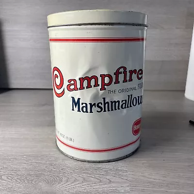 Vintage Borden CAMPFIRE Marshmallows TIN 1920's Replica • $25