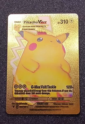 $3 • Buy Pokemon Pikachu Vmax Gold Foil Card HP310 044/185