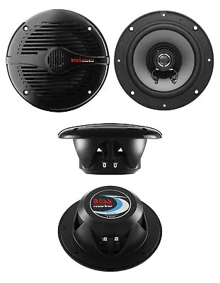 BOSS Audio Systems MR60B Marine 6.5” Speakers 200 Watts Full Range 2 Way • $55.99