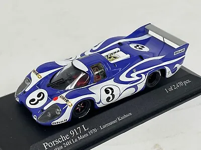 1/43 Minichamps Porsche 917L Car #3 Practice Car 1970 24 Hours Of LeMans TN329 • $79.99