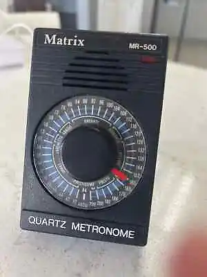 Matrix MR-500 Quartz Metronome Convenient Pocket Size • $29