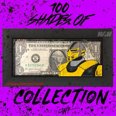 69/100 Cyrax Mortal Kombat Art By WIZ Real Money Art $1 HOBO  • $40