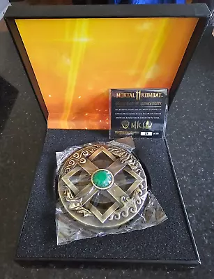 MORTAL KOMBAT AMULET OF SHINNOK - PROP REPLICA NEW IN BOX - S/N 77 Of 500 • $160