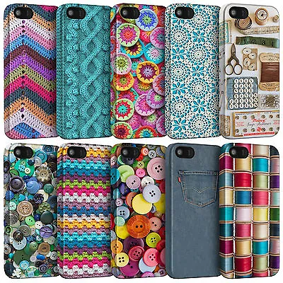 £6.99 • Buy Sewing Knitting Crochet Textile Habidashery Phone Cases For IPhone Models