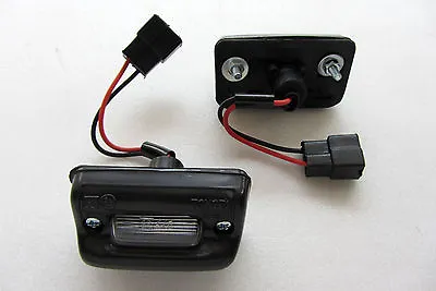 Toyota Corolla Ke70 A Pair Of Black License Plate Lights • $56.09