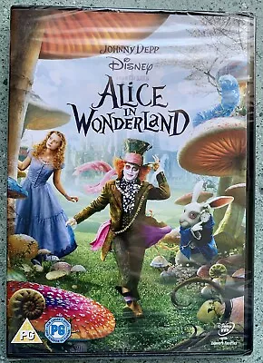 £1.80 • Buy Alice In Wonderland (DVD 2010) Mia Wasikowska Cert PG R2 New Sealed 🆕🌹