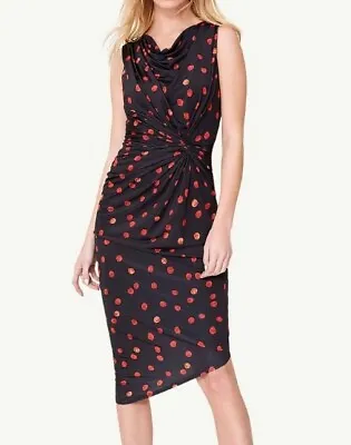 Damsel In A Dress Red Sariah Polka Spot Dress Size 12 BNWT RRP €189.00 • £19.99