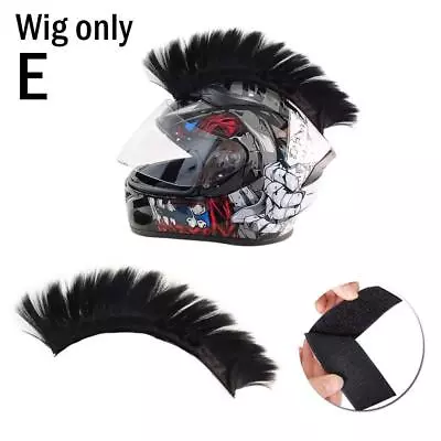 Creative Motor Helmet Decor Mohawk Wig Hair Accessories CosplayStyling • $11.16