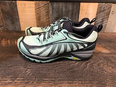 Merrell Siren Edge 3 Waterproof Hiking Shoes Sneakers Womens Size 7 Green Blue • $34.99