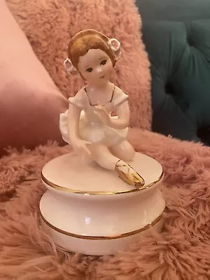  Intage Schmid Ballerina Music Box From Japan 6 1/2 Inches Tall • $25