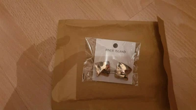 £2.90 • Buy Womans Gold River Island Earings Never Worn Party Club Evening Costume Jewelry 