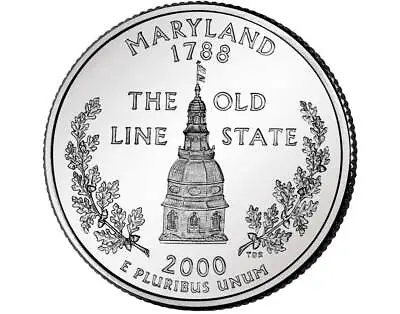 2000 P - Maryland - State Quarter • $1.45