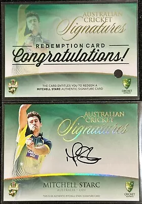 Mitchell Starc 2015 Tap N Play Cricket Autograph 161/175 With Redemption Card 🏏 • $129