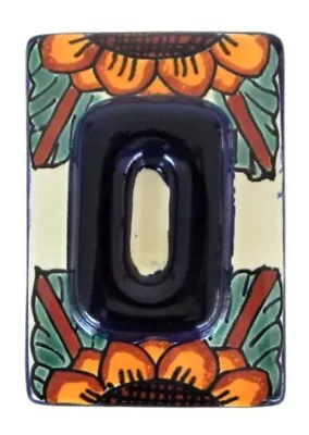 Mexican House Number Talavera Tile Home Address Tiles High Relief Sunflower HR1 • $5.50