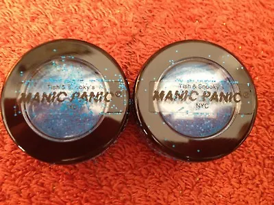 TWO MANIC PANIC GLITTER JEWELS Eye Body Micro Glitter Powder Blue • $9.99