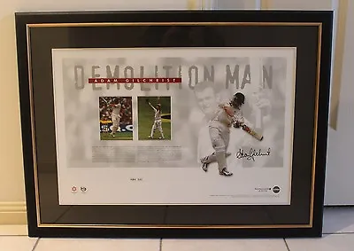 $379.99 • Buy Demolition Man - Adam Gilchrist Official Cricket Australia Memorabilia Signed 