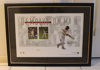 Demolition Man - Adam Gilchrist Official Cricket Australia Memorabilia Signed  • $379.99